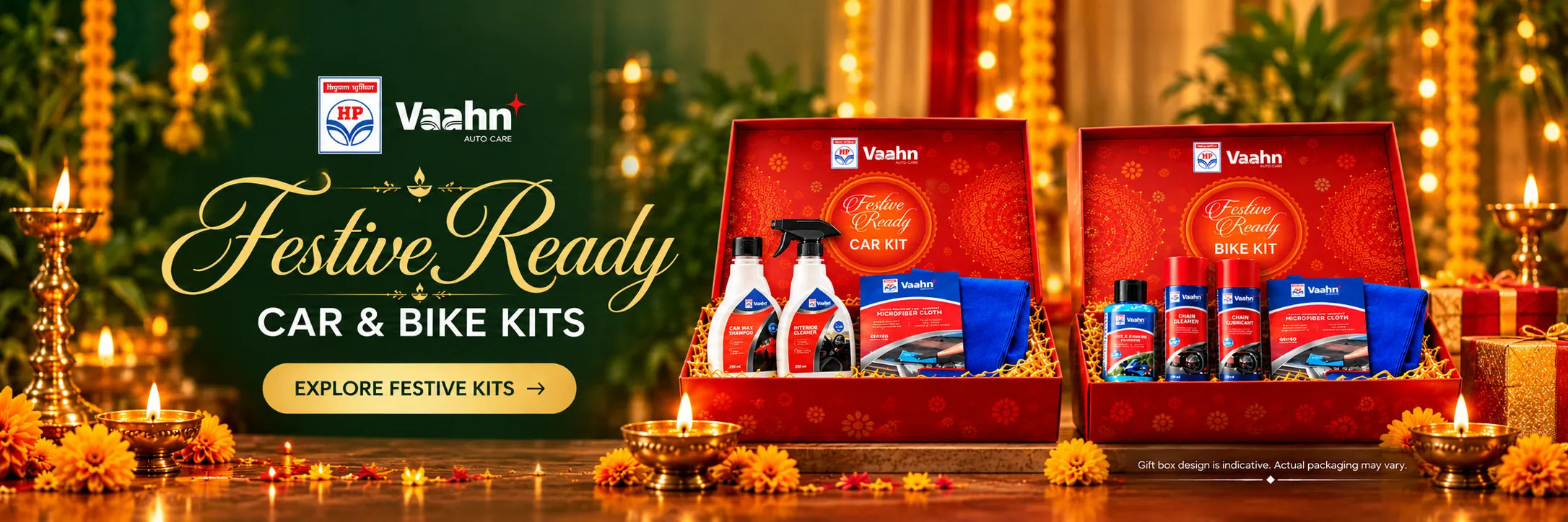 HP Vaahn Festive Ready Car & Bike Kits