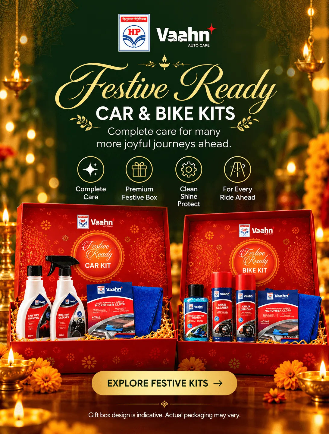 HP Vaahn Festive Ready Car & Bike Kits